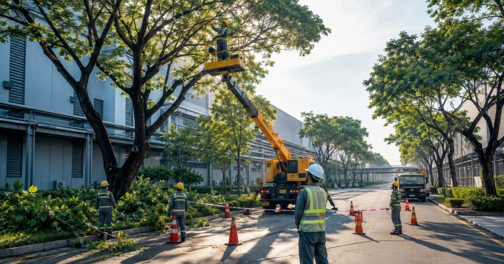 Cắt Tỉa Cây Xanh KCN Châu Đức
