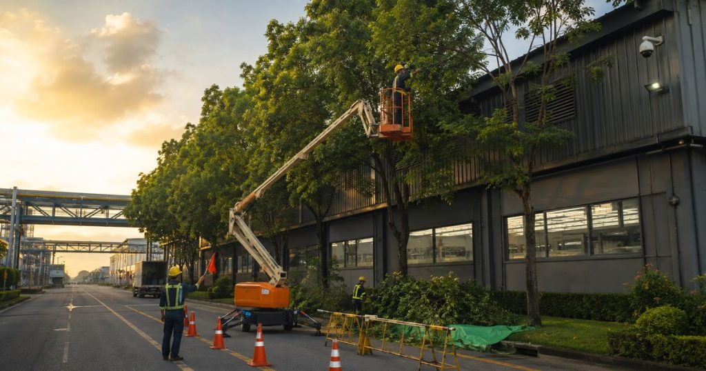 Cắt Tỉa Cây Xanh KCN Phú Mỹ